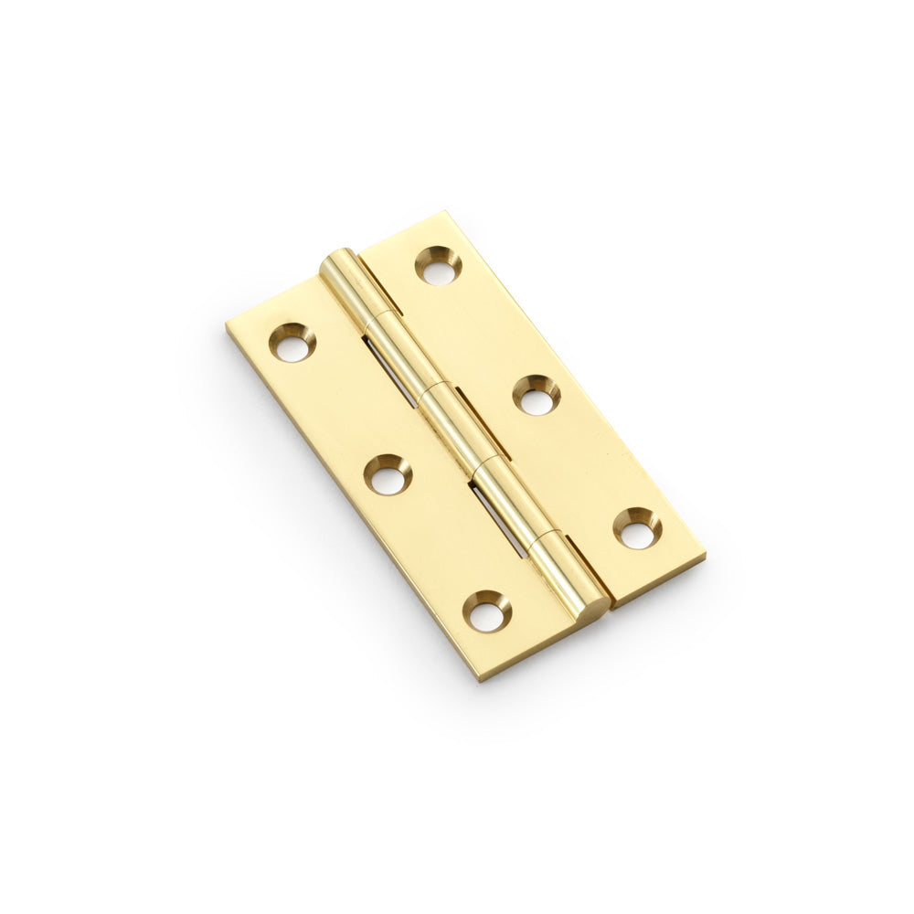 Alexander & Wilks Heavy Pattern Solid Brass Cabinet Butt Hinge by Alexander & Wilks