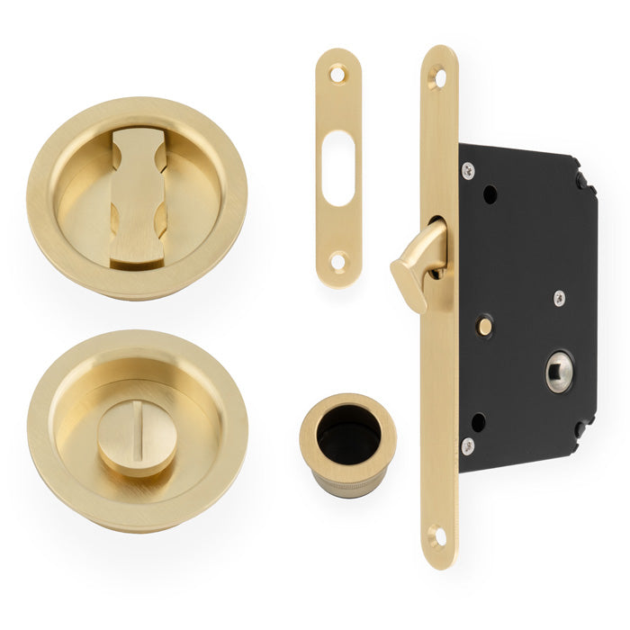 Alexander & Wilks Radius Sliding Door Lock Set by Alexander & Wilks