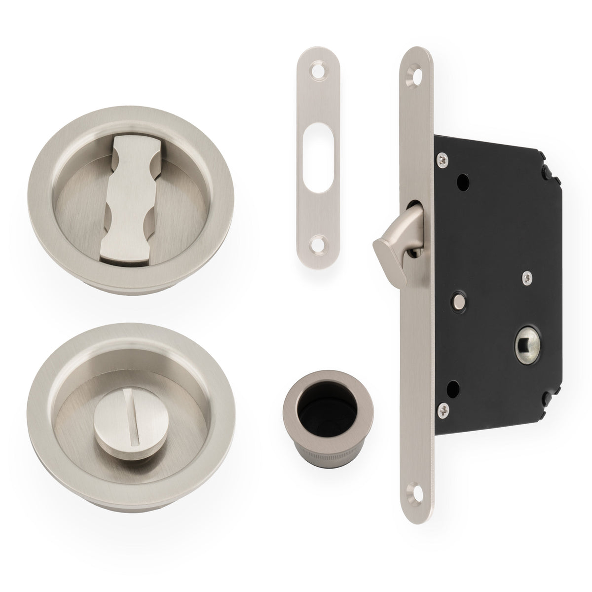 Alexander & Wilks Radius Sliding Door Lock Set by Alexander & Wilks