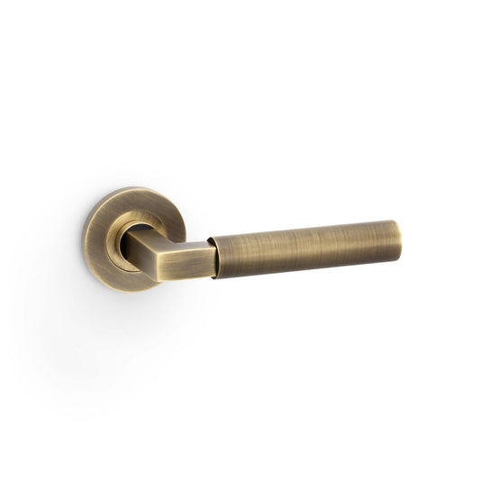 Alexander & Wilks Hurricane Plain Lever on Round Rose by Alexander & Wilks
