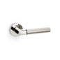 Alexander & Wilks Hurricane Reeded Lever on Round Rose by Alexander & Wilks