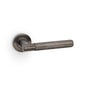 Alexander & Wilks Spitfire Knurled Lever on Round Rose by Alexander & Wilks