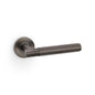 Alexander & Wilks Spitfire Reeded Lever on Round Rose by Alexander & Wilks