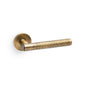 Alexander & Wilks Spitfire Hammered Lever on Round Rose by Alexander & Wilks
