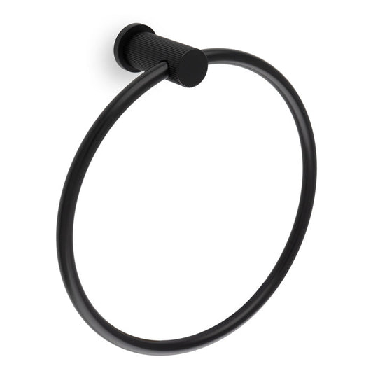 Alexander & Wilks Brunel Plain Towel Ring Reeded Towel Ring by Alexander & Wilks