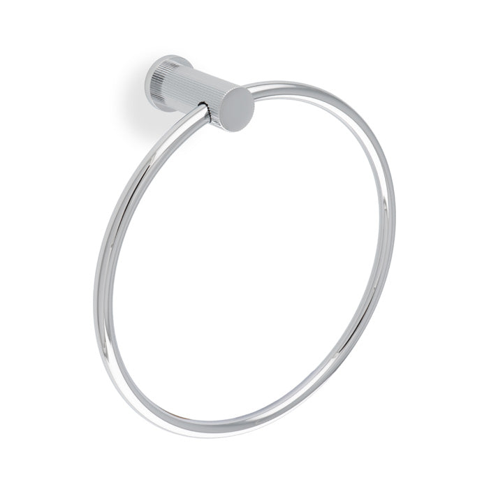 Alexander & Wilks Brunel Plain Towel Ring Reeded Towel Ring by Alexander & Wilks