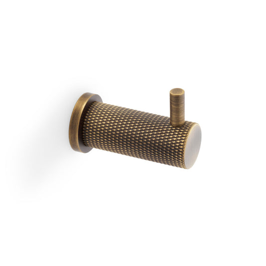 Alexander & Wilks Brunel Knurled Coat Hook by Alexander & Wilks