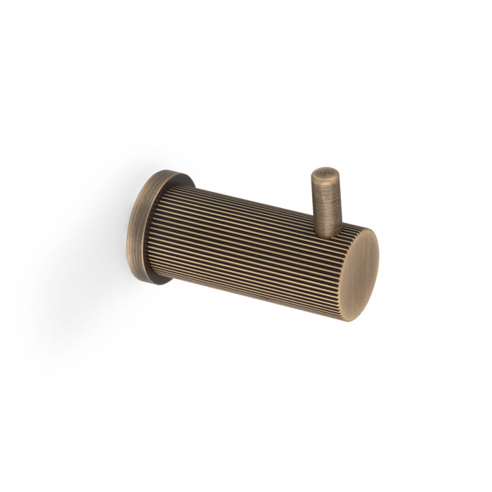 Alexander & Wilks Brunel reeded coat hook by Alexander & Wilks