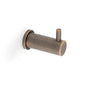 Alexander & Wilks Brunel Plain Coat Hook - Solid Brass by Alexander & Wilks