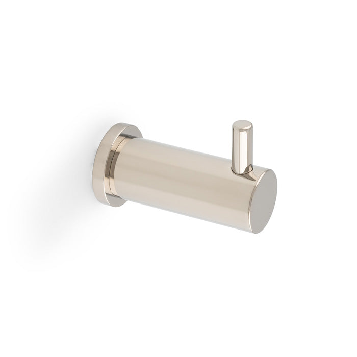 Alexander & Wilks Brunel Plain Coat Hook - Solid Brass by Alexander & Wilks