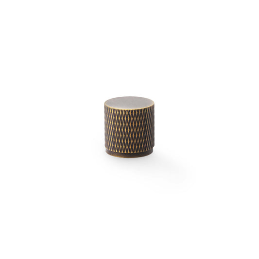 Alexander & Wilks Brunel Knurled Cylinder Cabinet Knob by Alexander & Wilks