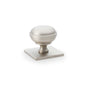Alexander & Wilks Quantock Cabinet Knob On Square Backplate by Alexander & Wilks