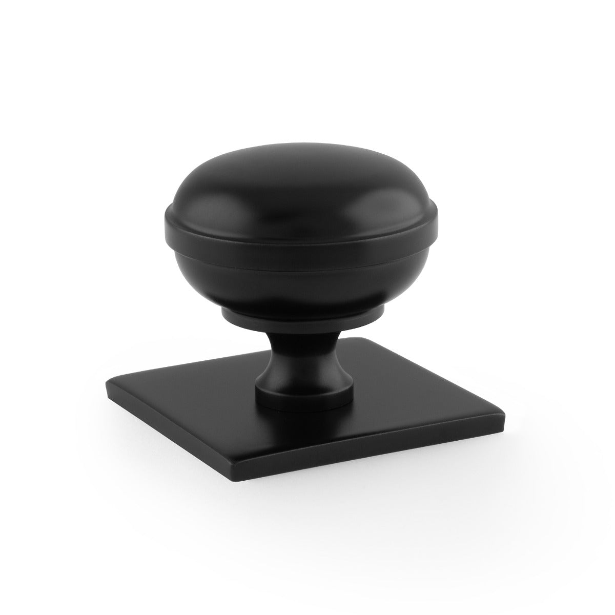 Alexander & Wilks Quantock Cabinet Knob On Square Backplate by Alexander & Wilks