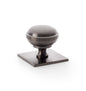 Alexander & Wilks Quantock Cabinet Knob On Square Backplate by Alexander & Wilks
