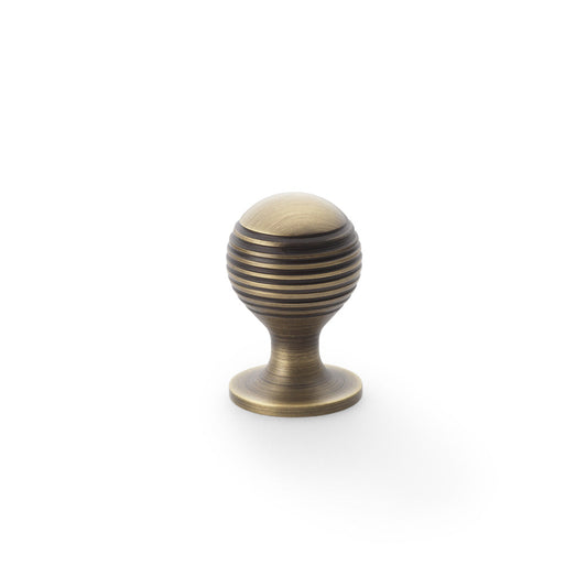 Alexander & Wilks Caesar Cabinet Knob On Round Rose by Alexander & Wilks