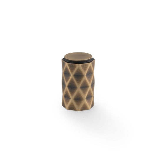 Alexander & Wilks Diamond Cut Cylinder Cabinet Knob by Alexander & Wilks