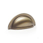 Alexander & Wilks Bardom Ridged Cabinet Cup Pull by Alexander & Wilks