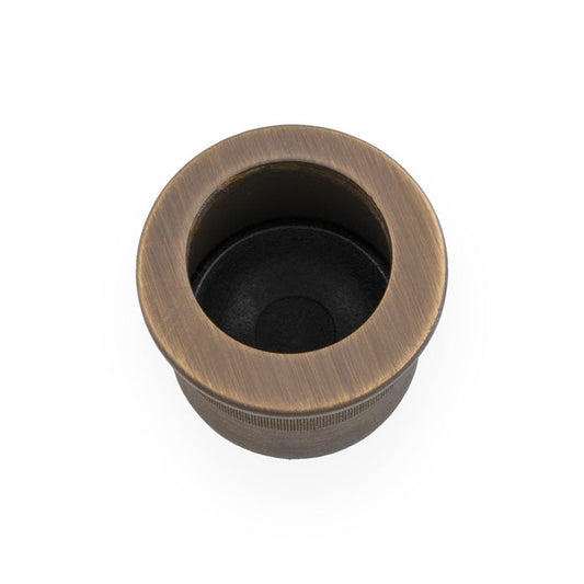 Alexander & Wilks Round Sliding Door Finger Edge Pull by Alexander & Wilks