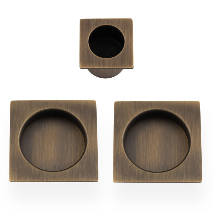 Alexander & Wilks Square sliding door pull kit by Alexander & Wilks