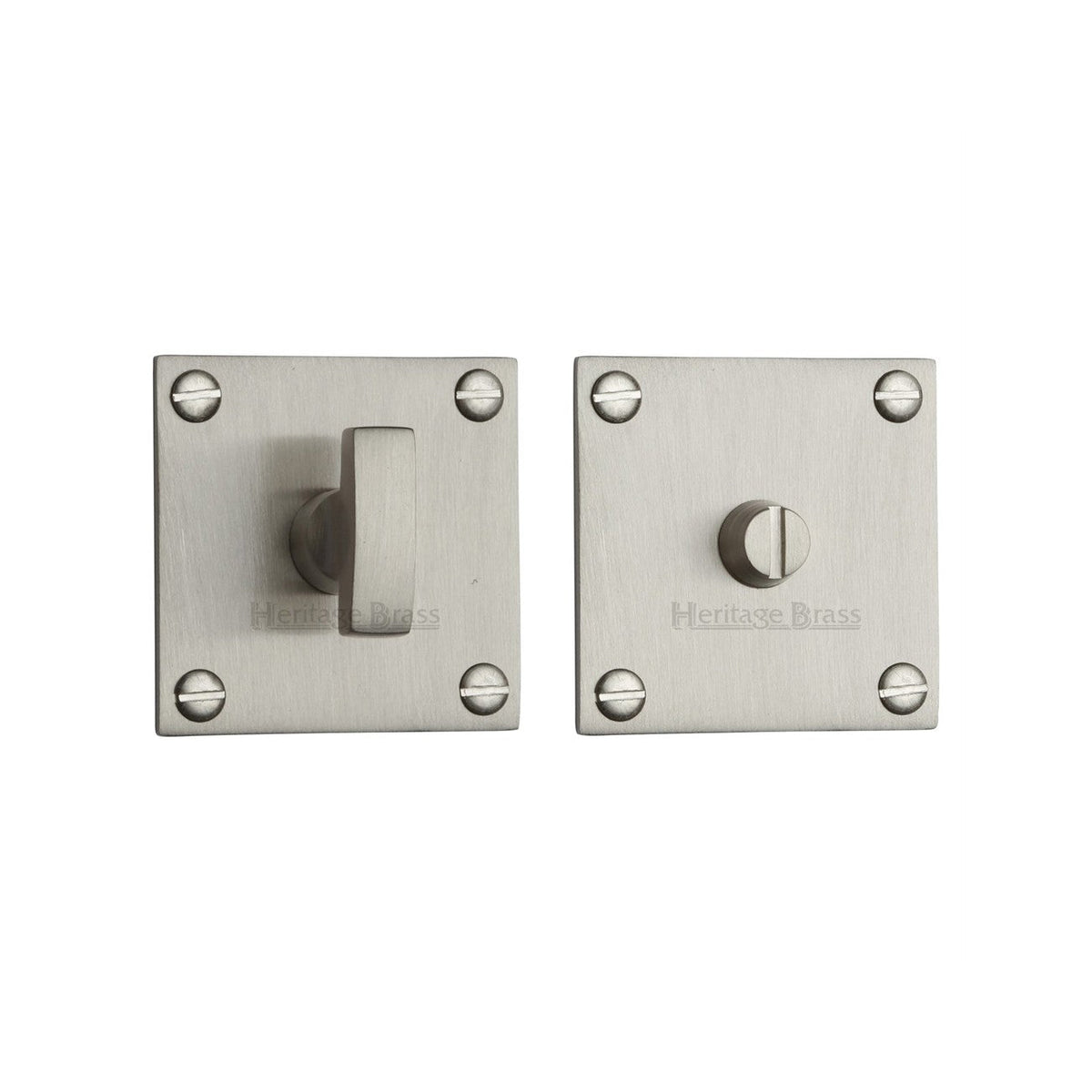 Square Bathroom Turn & Release - BAU1555 by M Marcus - Heritage Brass