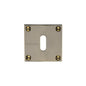 Standard Key Escutcheon Square - BAU1556 by M Marcus - Heritage Brass