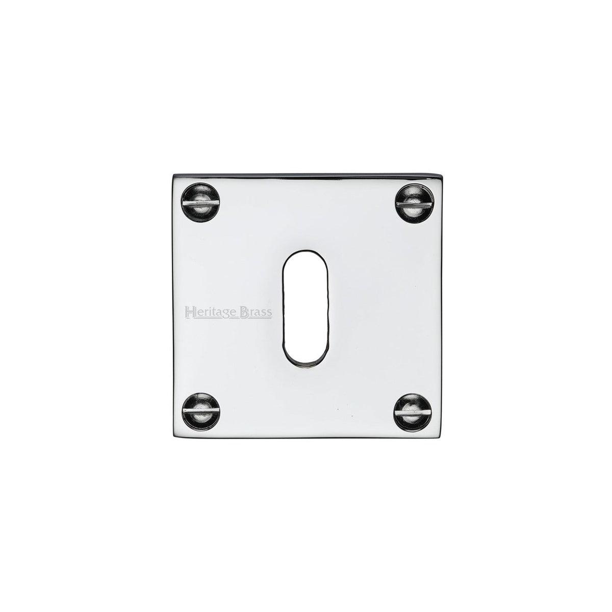 Standard Key Escutcheon Square - BAU1556 by M Marcus - Heritage Brass