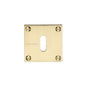 Standard Key Escutcheon Square - BAU1556 by M Marcus - Heritage Brass
