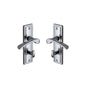 Boston Door Handle on Plate by M Marcus - Heritage Brass