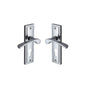 Boston Door Handle on Plate by M Marcus - Heritage Brass