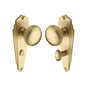 Broadway Door Knob on Plate by M Marcus - Heritage Brass