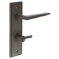 Burlington Mayfair Door Handle Din Bathroom Backplate & Turn & Release 82 by Burlington By Frelan