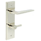 Burlington Mayfair Door Handle Din Bathroom Backplate & Turn & Release 82 by Burlington By Frelan
