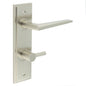 Burlington Mayfair Door Handle Din Bathroom Backplate & Turn & Release 82 by Burlington By Frelan