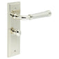 Burlington Highgate Door Handle Bathroom Backplate & Turn & Release 80 by Burlington By Frelan