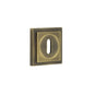 Burlington Standard Keyway Escutcheons Square Stepped Rose by Burlington By Frelan