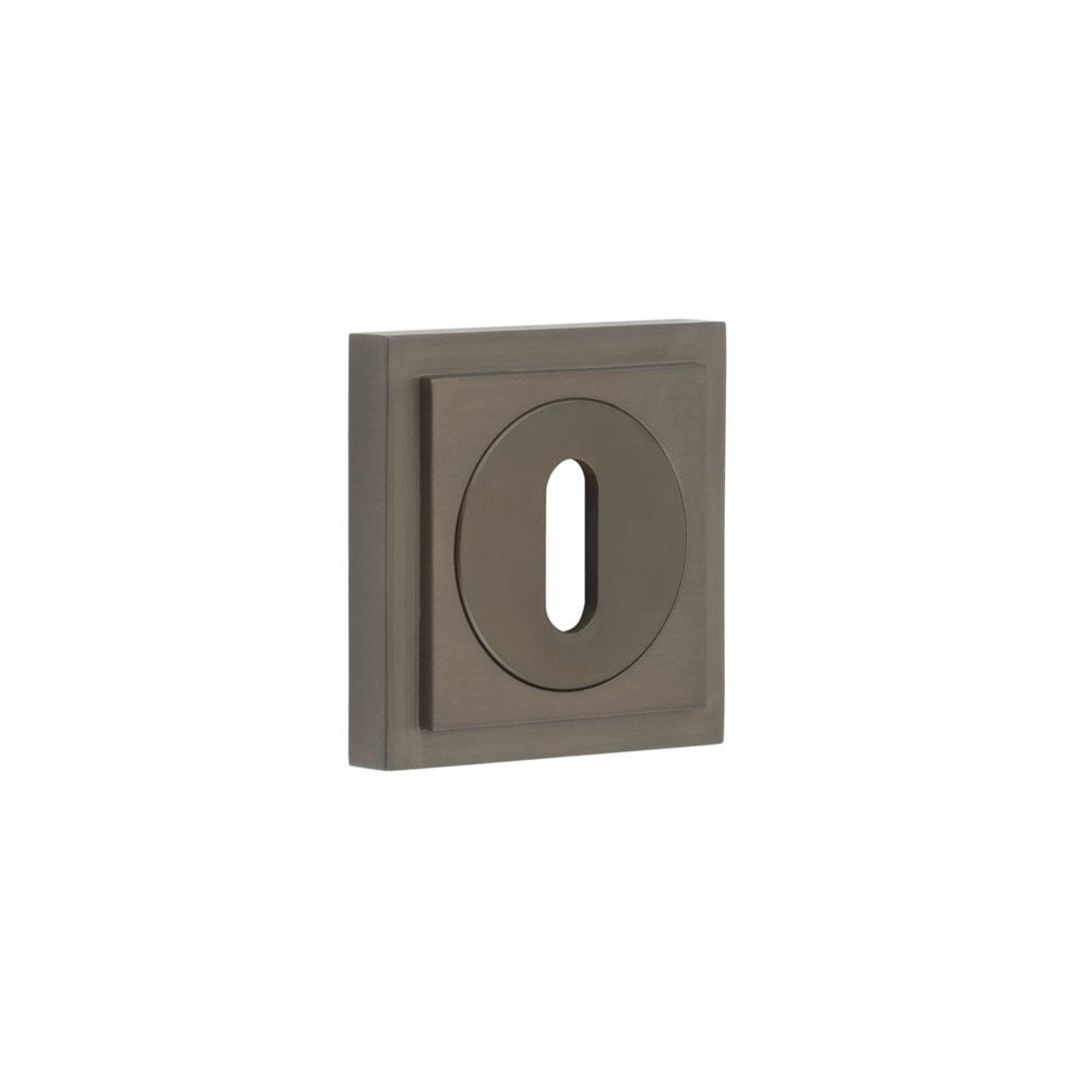 Burlington Standard Keyway Escutcheons Square Stepped Rose by Burlington By Frelan