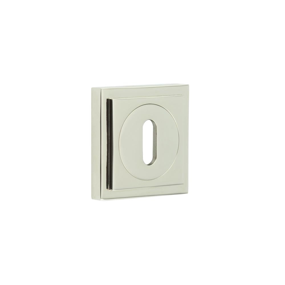 Burlington Standard Keyway Escutcheons Square Stepped Rose by Burlington By Frelan