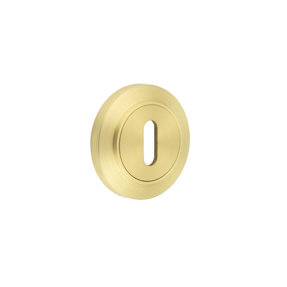 Burlington Standard Keyway Escutcheons Chamfered Rose by Burlington By Frelan