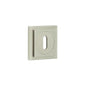 Burlington Standard Keyway Escutcheons Square Stepped Rose by Burlington By Frelan