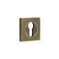 Burlington Euro Profile Escutcheons Square Plain Rose by Burlington By Frelan