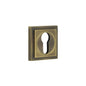 Burlington Euro Profile Escutcheons Square Stepped Rose by Burlington By Frelan