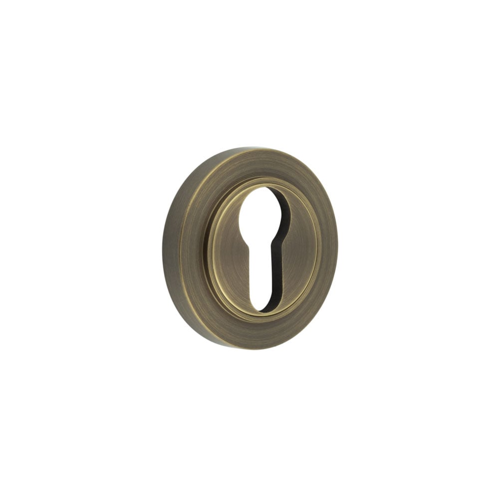 Burlington Euro Profile Escutcheons Plain Rose by Burlington By Frelan