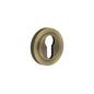 Burlington Euro Profile Escutcheons Knurled Rose by Burlington By Frelan