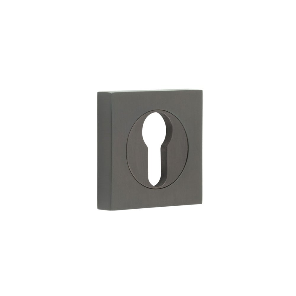 Burlington Euro Profile Escutcheons Square Plain Rose by Burlington By Frelan