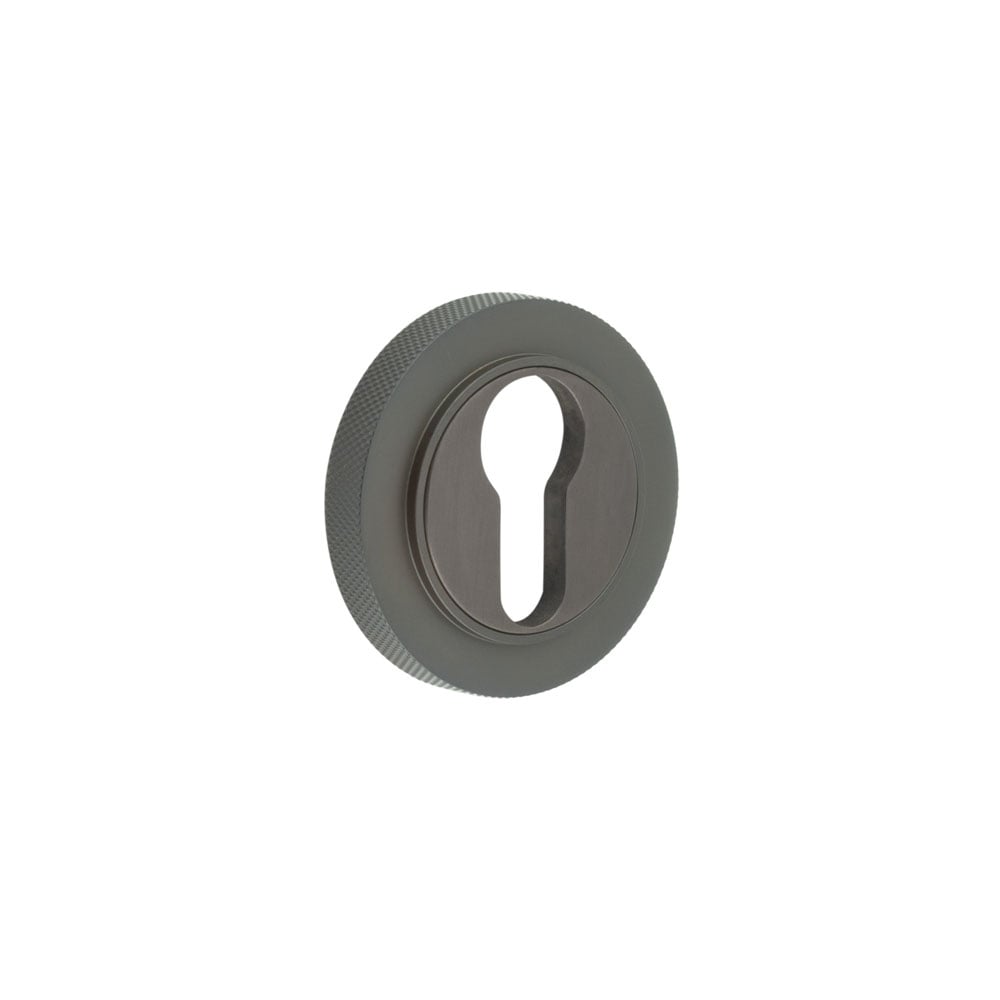 Burlington Euro Profile Escutcheons Knurled Rose by Burlington By Frelan