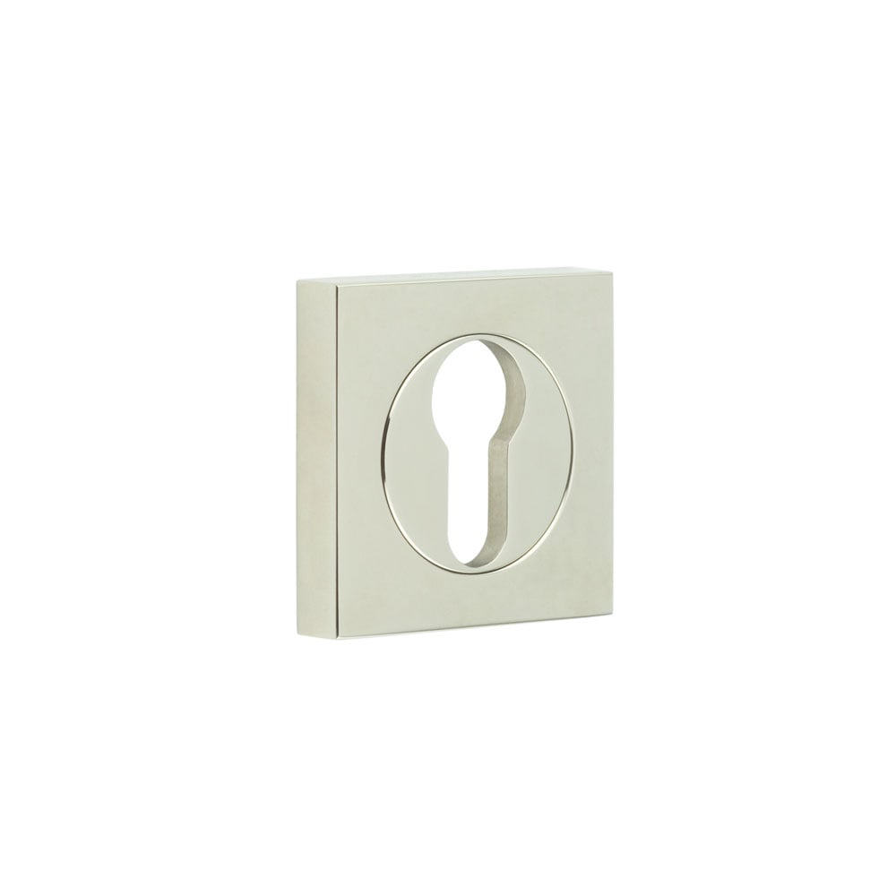 Burlington Euro Profile Escutcheons Square Plain Rose by Burlington By Frelan