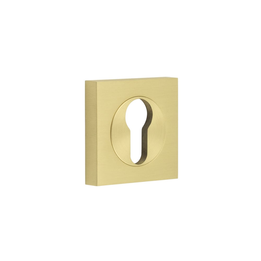 Burlington Euro Profile Escutcheons Square Plain Rose by Burlington By Frelan