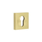 Burlington Euro Profile Escutcheons Square Plain Rose by Burlington By Frelan