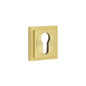 Burlington Euro Profile Escutcheons Square Stepped Rose by Burlington By Frelan