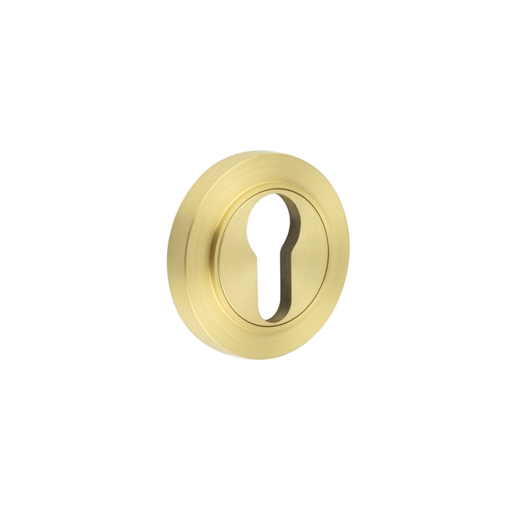 Burlington Euro Profile Escutcheons Plain Rose by Burlington By Frelan